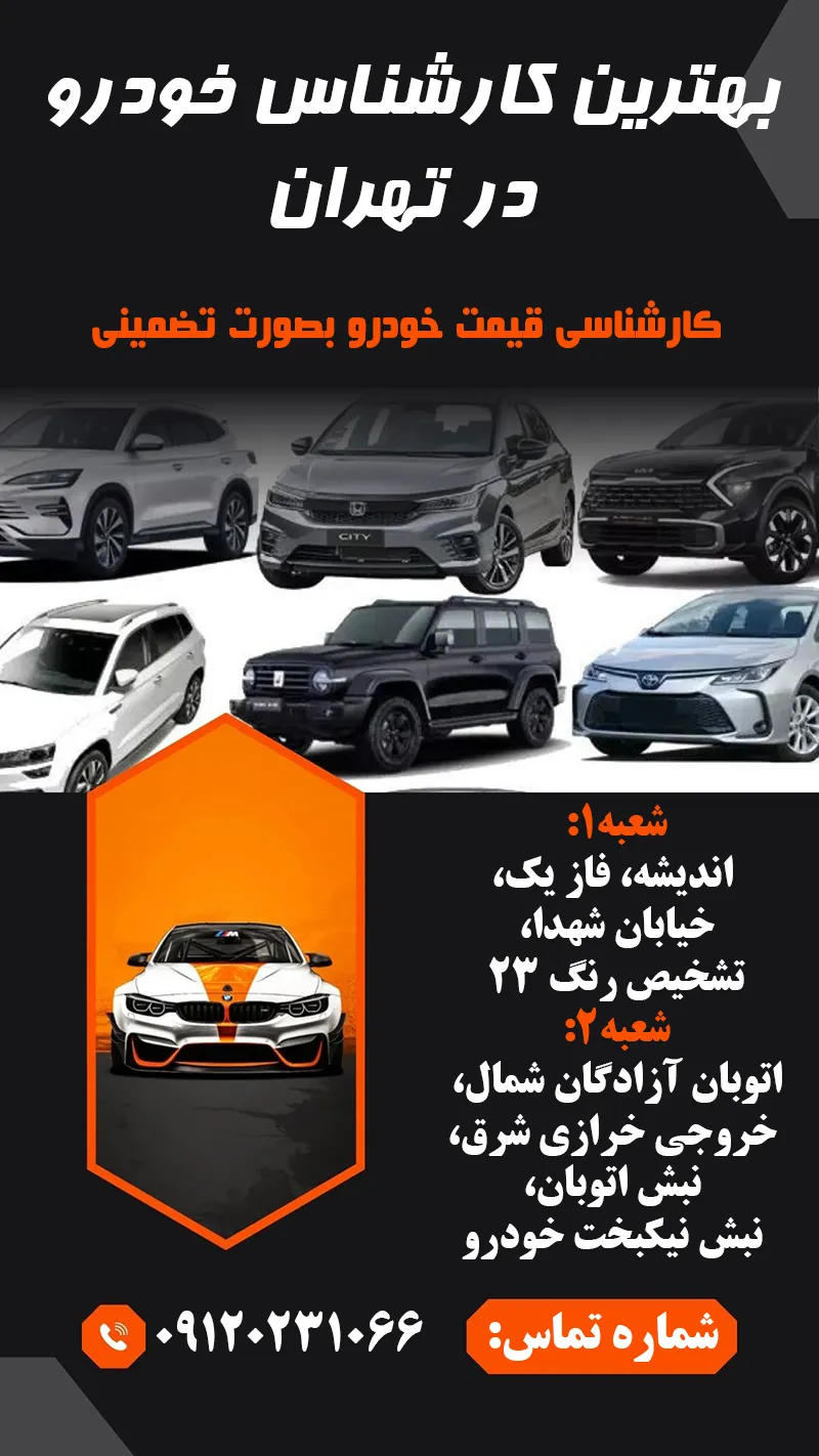 بهترین کارشناس خودرو در تهران بهترین کارشناس خودرو در تهران